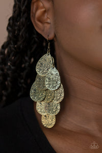 Hibiscus Harmony - Brass Paparazzi Accessories
