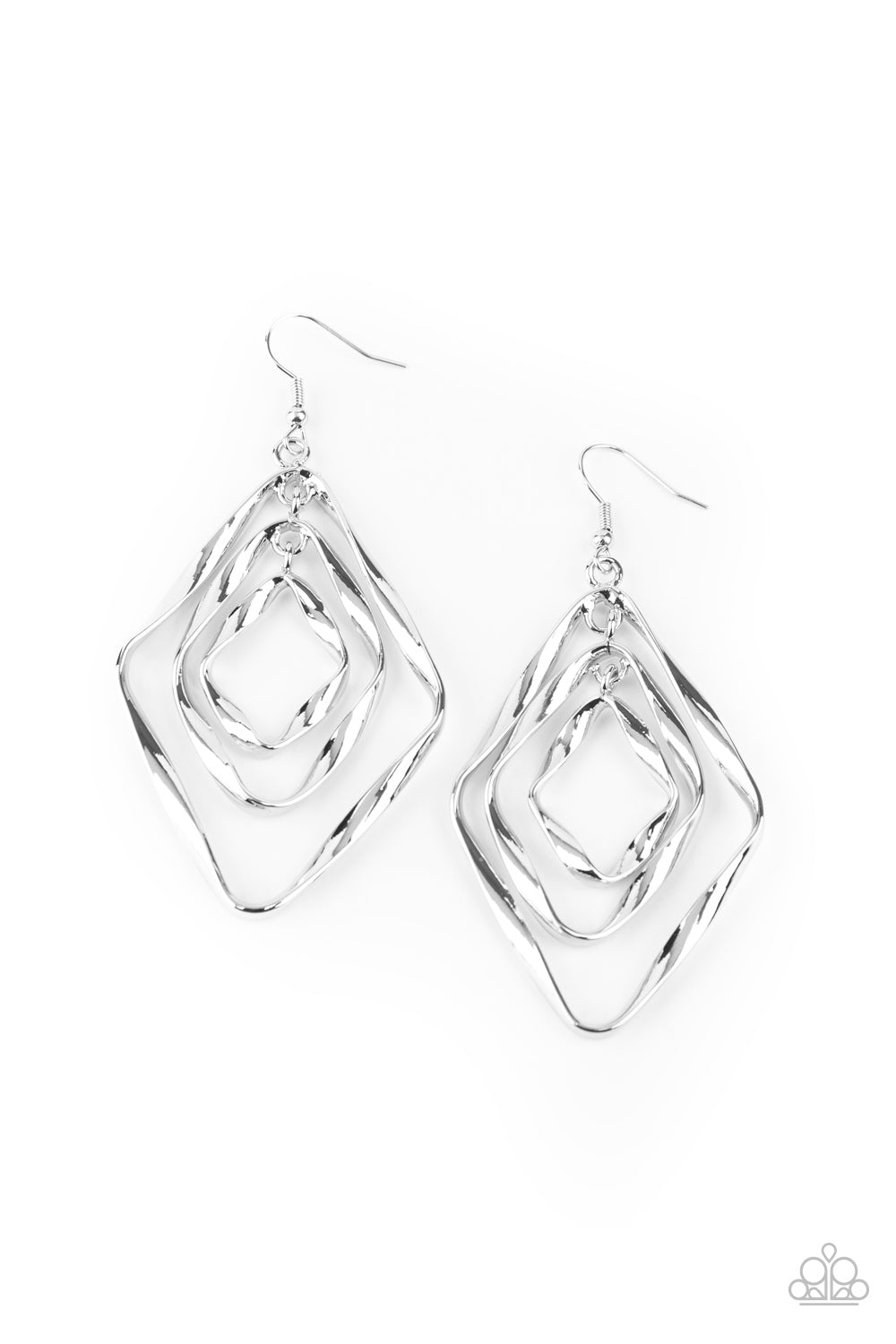 Retro Resplendence - Silver Paparazzi Accessories