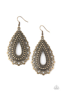 Texture Garden - Brass Paparazzi Accessories