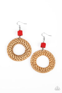 Wildly Wicker - Red Paparazzi Accessories