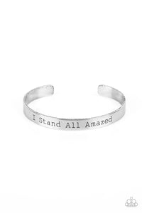 I Stand All Amazed - Silver Paparazzi Accessories