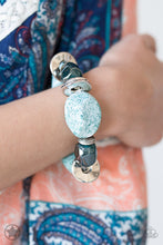 Load image into Gallery viewer, Glaze of Glory Bracelet - Blue Paparazzi Accessories
