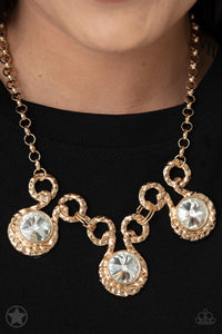 Paparazzi Accessories Hypnotized Necklace Set-Gold