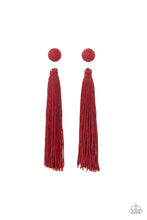 Load image into Gallery viewer, Paparazzi Accessories Tightrope Tassel - Red
